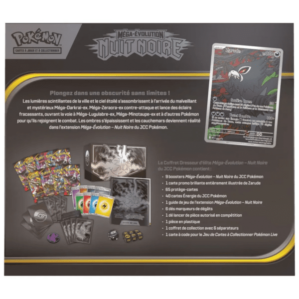 pokémon nuit noire etb coffret dresseur élite me05 verso