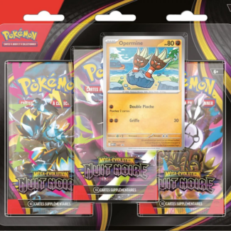 Pokémon ME05 Nuit Noire - Tripack Opermine