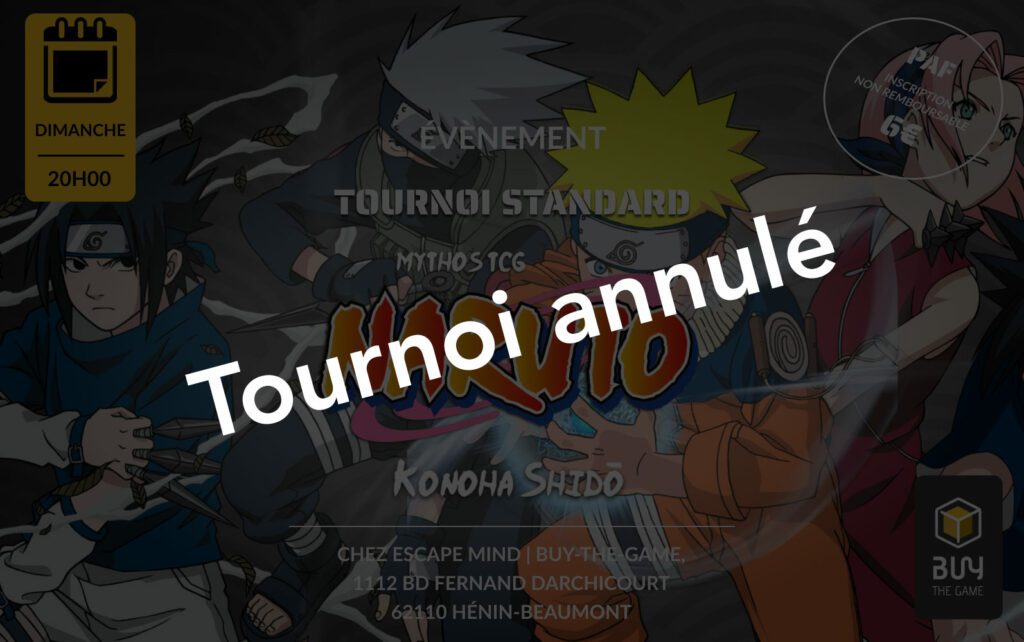 Tournoi - Naruto Mythos Set 1 - Konoha Shido