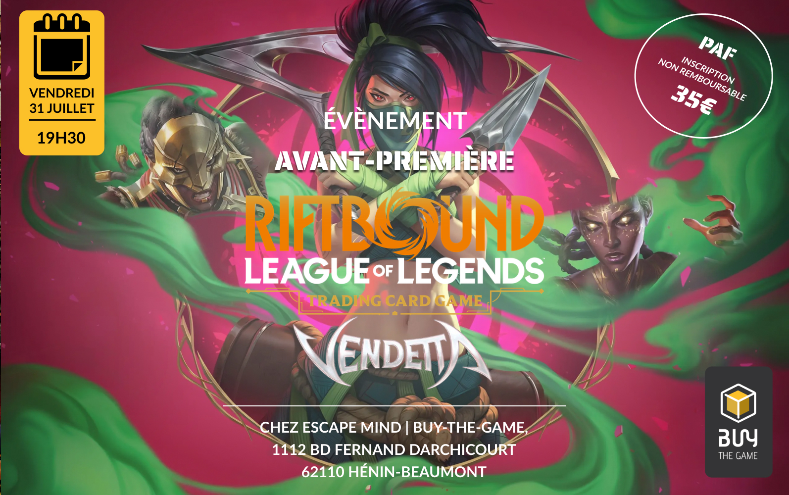 Avant-Première Riftbound - "Vendetta"