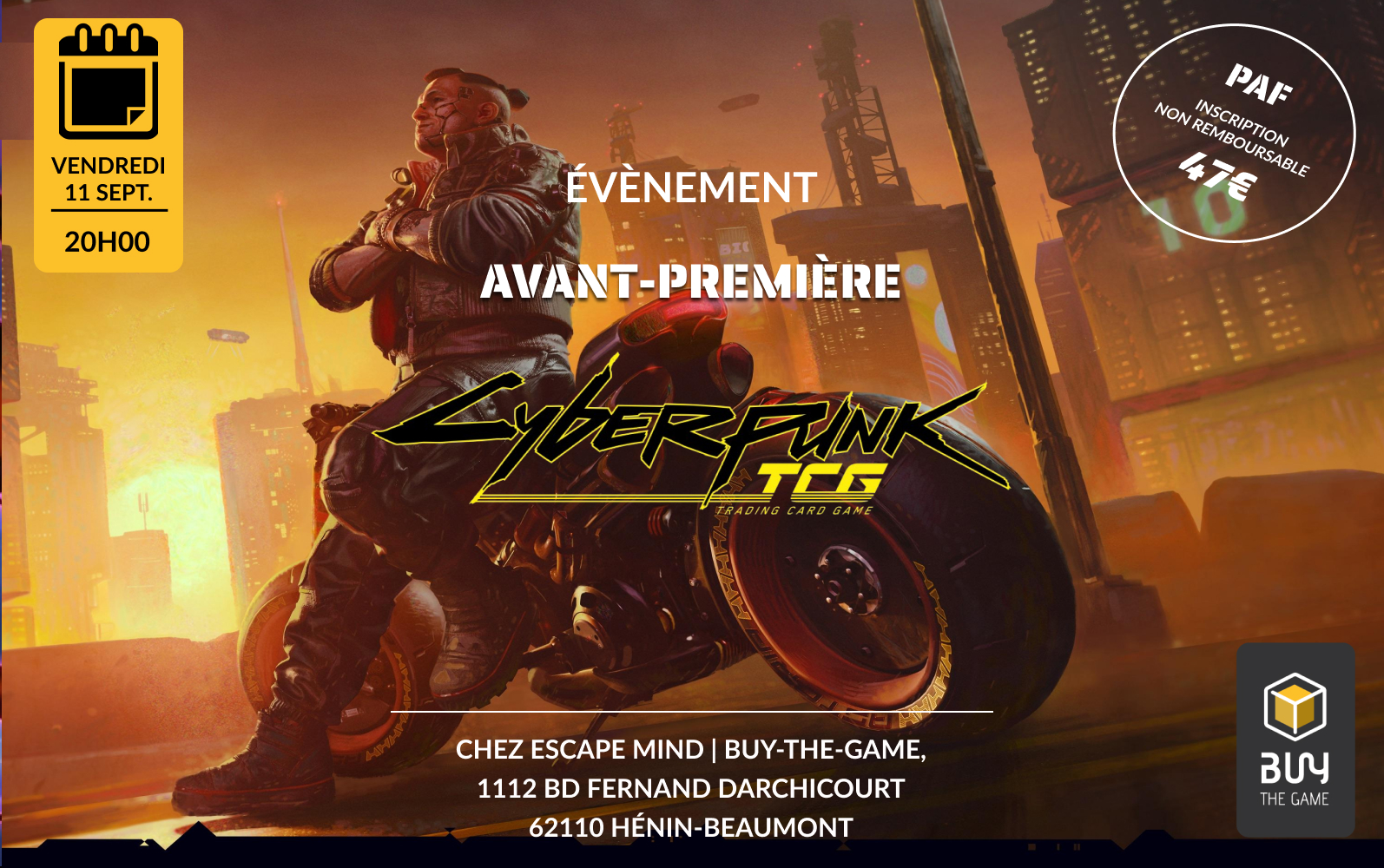 Avant-Première CyberPunk TCG