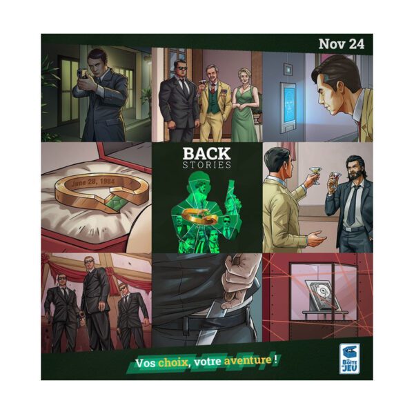 Backstories - Les noces d'émeraude - Jeu