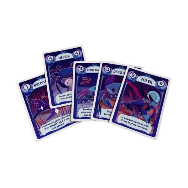 Crabe vs Poulpe - Cartes