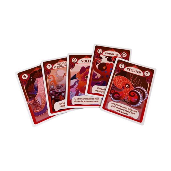 Crabe vs Poulpe - Cartes