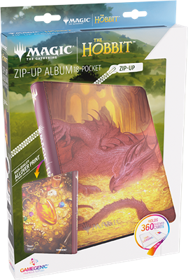 GG: MTG Hobbit Zip-Up Album 18-Pocket -Smaug's Mox