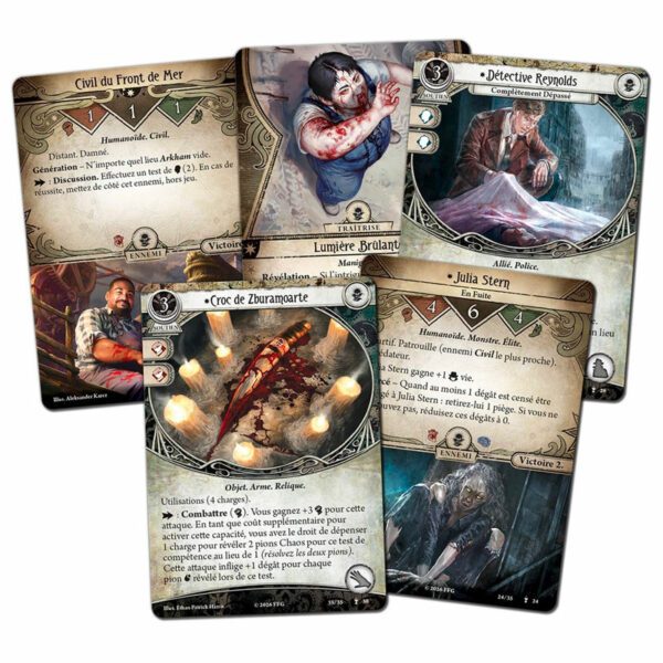 Horreur à Arkham - Les enfants du sang - Contenu