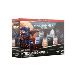 Warhammer 40,000 : Space Marines - Intercessors + Set de Peinture