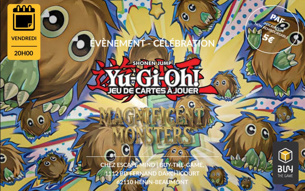 Évènement Célébration Monstres Magnifiques