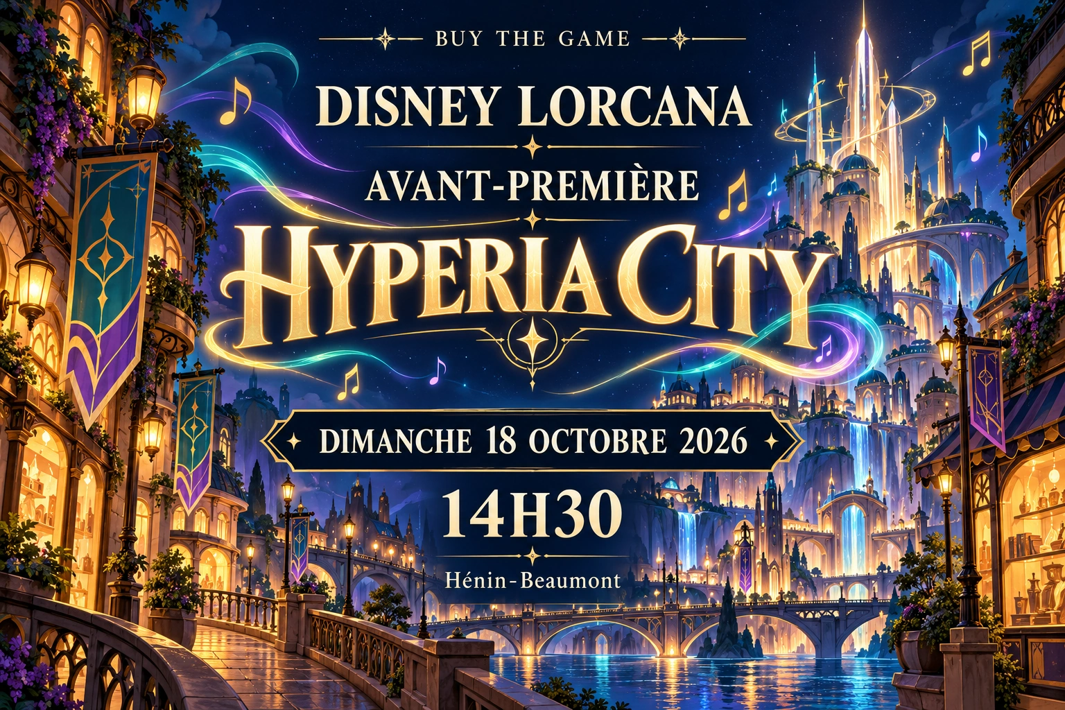 Avant-première Disney Lorcana – Hyperia City Prerelease