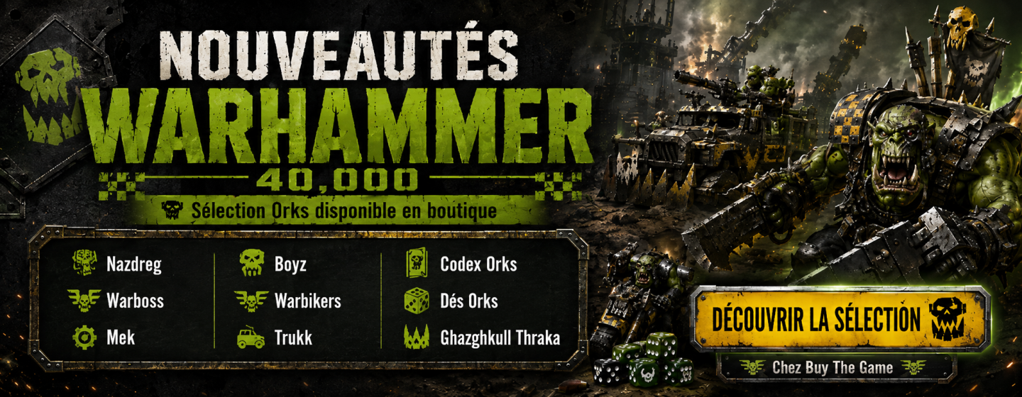 Nouveautés Warhammer - Orks