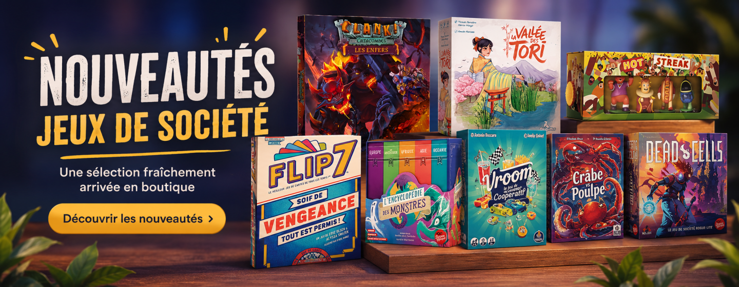 Bannière Nouveautés Jeux